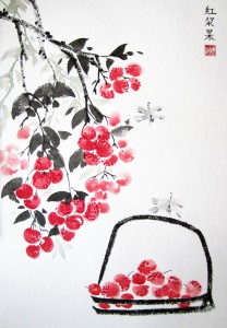 Елена Касьяненко, живопись, живопись У-син, китайский пейзаж, мастер-класс, розы, цветы и птицы