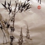 традиционная китайская живопись, го-хуа, гохуа, бамбук, четыре благородных, 4 благородных
