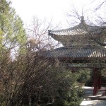 парк Бэйхай, Пекин, деревья, природа, пагоды
