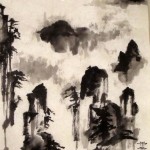 туманы, китайская живопись, обучение рисованию, гохуа, горы воды, пейзажи