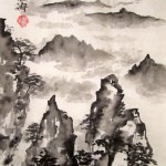 туманы, китайская живопись, обучение рисованию, гохуа, горы воды, пейзажи